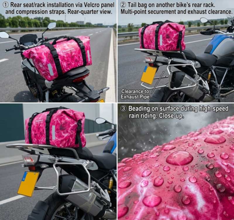 Pengeluar Beg Kalis Air Motosikal untuk Jenama Pengembaraan