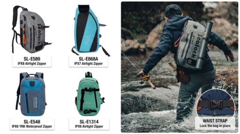 Beg Anduh Memancing Pengeluar: Anduh Kalis Air untuk Jenama Tackle dan Fly Fishing